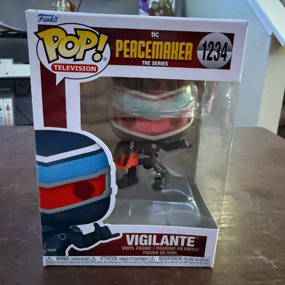 Funko Pop! Vigilante with Red and Blue Visor